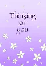 thinking of you love Card 40849 created by Petals & Puns