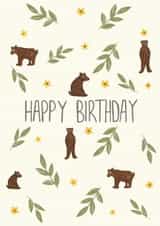 Animal card bear Card 17225 created by Creative Dragon01