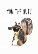 squirrel adult Thank You Card 15564 created by JOLLY AWESOME