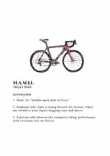 mamil lycra Birthday Card 17229 created by Toasted Crumpet