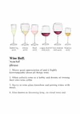 wine buff sommelier Card 41958 created by Toasted Crumpet