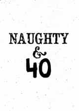 40 forty Birthday Card 17230 created by @sophie robbens