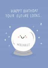 wrinkly cheeky Birthday Card 17180 created by Stormy Knight