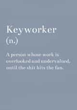 keyworker overlooked Thank You Card 8363 created by Love Lila Photography