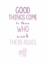asses off good things Congratulations Card 16514 created by Xoxo Designs by Ruth