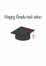 isolation hat Graduation Card 41991 created by craftycards