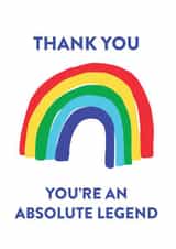 absolute legend Thank You Card 14495 created by Pixie Studio