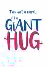 virtual giant Just because Card 15136 created by Tenovus Cancer Care