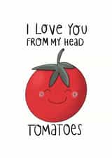 Love food pun Card 41417 created by Becca