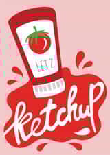 Let's Ketchup thinking of you card created by Stonefoxes