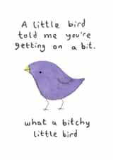 little birdie Birthday Card 1138 created by Sophie Corrigan