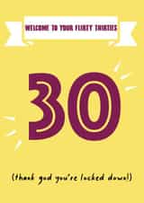 flirty thirties Birthday Card 41667 created by SnailMail