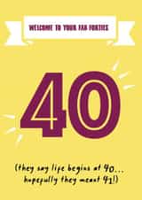 welcome fab Birthday Card 41668 created by SnailMail