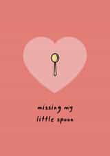 big spoon Love & Friendship Card 41669 created by SnailMail