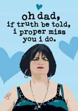 Nessa Gavin and Stacey Father's Day card 1000 created by Mrs Best Paper Co.