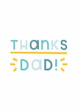 Thanks Dad Card created by Joanne Hawker