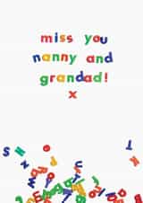 missing you Thinking of you Card 12158 created by Brainbox Candy