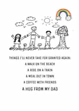 Never take for granted again Father's Day card created by Squelia