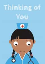 Sendasmile NHS Just because Card 16424 created by Stripey Cats