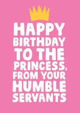 princess humble Birthday Card 13289 created by Studio Doodles