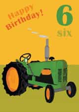 Age 6 birthday tractor created by lovetractors