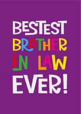 brother-in-law brother in law Birthday Card 7699 created by Poppy Lane