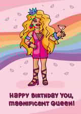 Drag Queen Birthday Card created by Huxters
