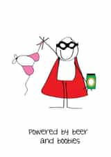 funny male Birthday Card 14373 created by Lucy Likes It