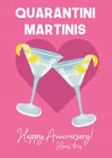 Quarantini Martini Anniversary Card 15827 created by WillyBee