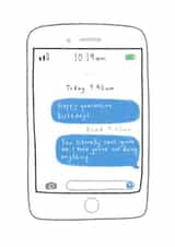 happy birthday Card 37913 created by Rosie Cattell Illustrations