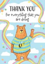 Thank you Thanks Card 41200 created by Corcutt Collective