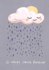 rain forever Thinking of you Card 9320 created by Jo Clark