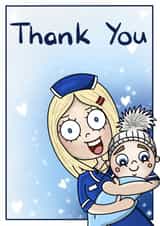 Thank you Thank You Card 42246 created by Emma Webb