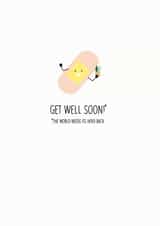 get well soon get Card 27101 created by PAP