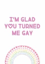 glad you Love & Friendship Card 16915 created by Rude Cards