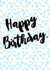 jazzy happy birthday Card 33226 created by Elodie Bee Designs