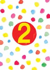 2 Child Birthday Card 17664 created by Earlybird