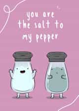 Love salt and pepper Love & Friendship Card 17797 created by The Tipsy Turtle