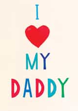 i love Father's Day Card 42477 created by Earlybird