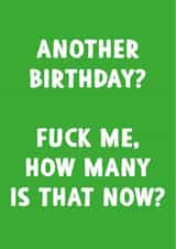 another birthday Birthday Card 17925 created by Steve Brown