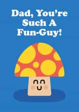 Fun-Guy Mushroom Father's Day Card created by Studio Boketto