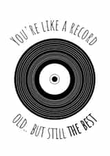 Record Vinyl Birthday Card 37433 created by PopDogShop