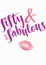 Fifty and still fabulous! Happy 50th Birthday! created by Di Mukerji