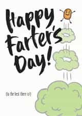 Happy Farter's Day Father's Day card created by Di Mukerji