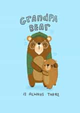 Grandpa Bear Father's Day card created by Blue Kiwi Design