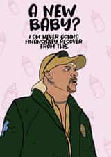 Tiger king new baby card created by Charles Makes