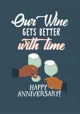 gets better Anniversary Card 18123 created by Oris Eddu 