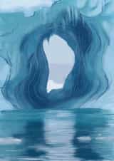 Jökulsárlón Iceland Card 26492 created by Sonia Nicolson