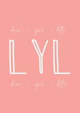LYL love you Card 41008 created by hollyemmadesigns