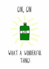 gin chin chin Just because Card 17874 created by Hurrah For Gin